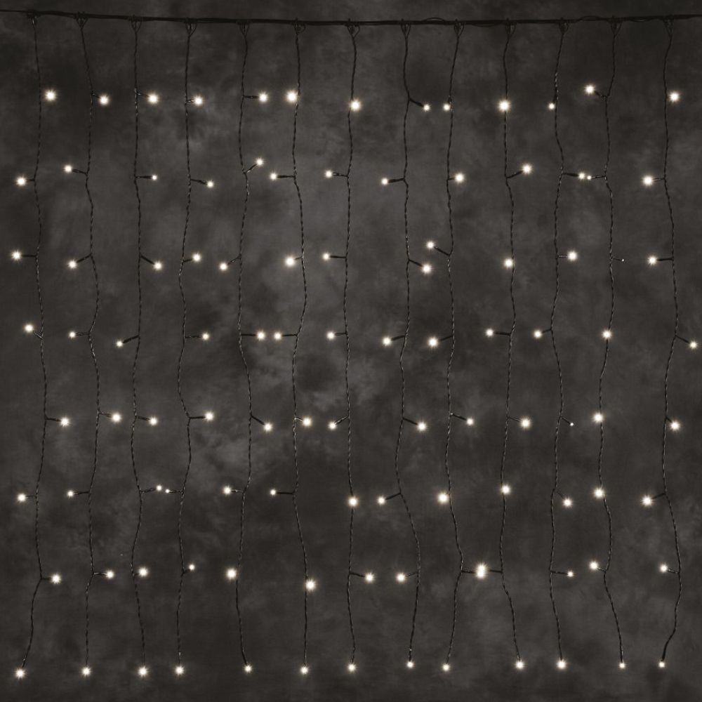 K�lt�ri LED f�nyf�gg�ny, meleg feh�r, 1 x 2 m�ter